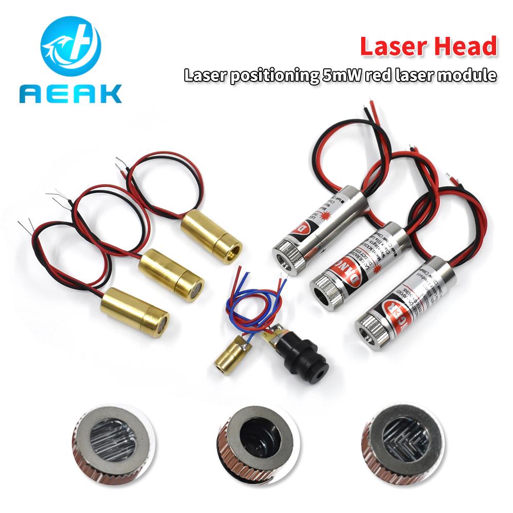 Industrial Laser Line Module - 高品質赤ラインレーザーモジュール5mw 650nmフォーカス調整可能なレーザーヘッド5 24v産業用グレードP0.05