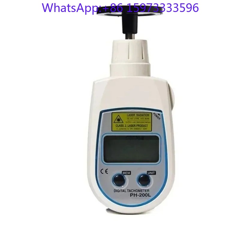 Industrial Laser Tachometer - デジタル光電式タコメーター PH-200LC PH-200L ポータブルポケットレーザータコメーター 非接触式RPMゲージ 産業用
