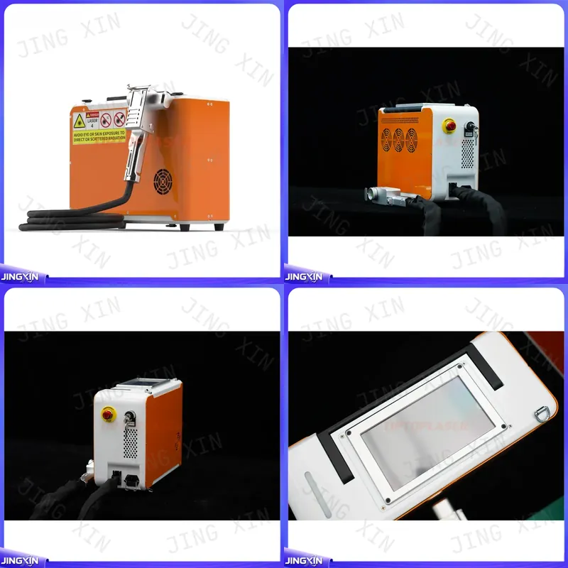 Industrial Laser Cleaner - 最大100Wのポータブルパルスレーザー洗浄機、金属錆除去ツール、工業用表面洗浄装置