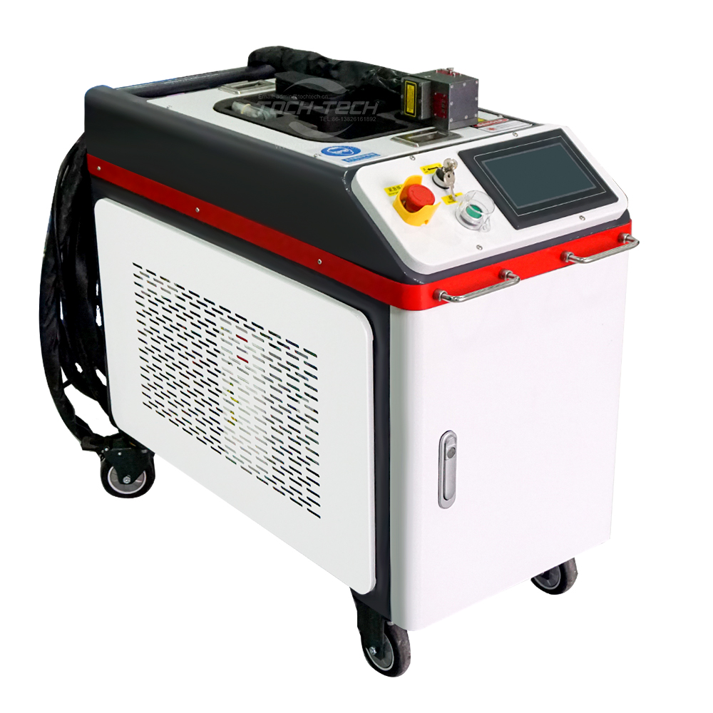 Industrial Laser Cleaner - 高品質産業用200w 300w 500Wハンドヘルドパルスレーザー洗浄機、錆除去、タイヤ型用レーザーペイントオイルクリーナー