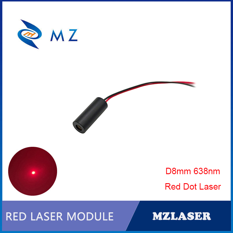 Industrial Grade Laser Pointer - 小型赤色レーザーダイオードモジュール 638nm 30mW 3V D10mm 工業グレード