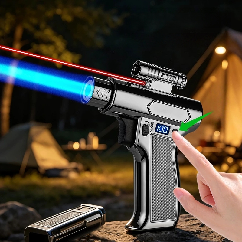 Industrial Laser Blaster - 新型屋外高温高出力レーザー照明溶接ガンライター、防風インフレータブルシガーキャンプライター