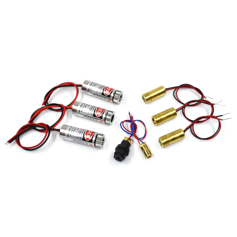 Industrial Laser Line Module - 1 個の高品質レッドラインレーザーモジュール 5mW 650nm フォーカス調整可能なレーザーヘッド 5V
