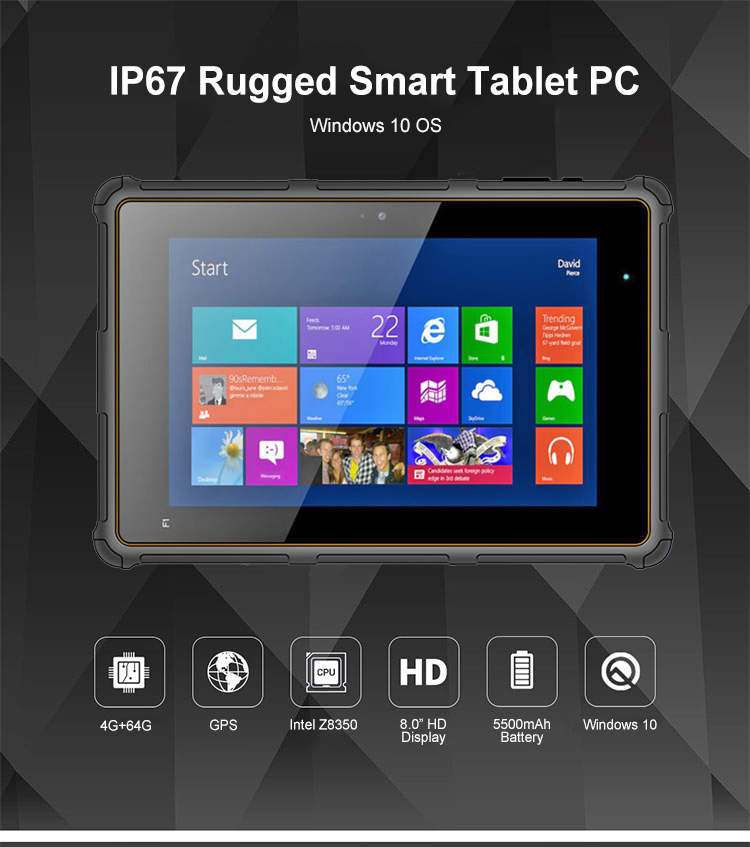 10インチの堅牢タブレットPC、IP67防水・耐衝撃機能搭載 - Industrial Laser Operator のレビューと価格