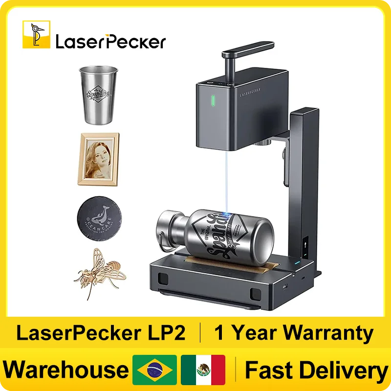 Laserpecker-ポータブルレーザー彫刻機,5W, B - Industrial Handheld Laser のレビューと価格