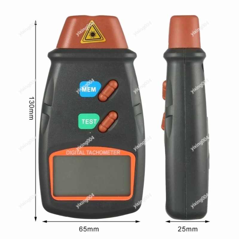 デジタルレーザー速度計、工業用速度検出用ポータブル非接触タコ - Industrial Laser Tachometer のレビューと価格