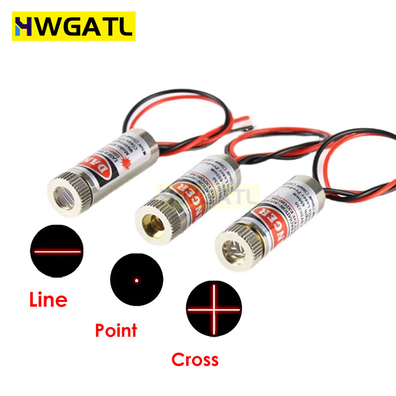 650nm 5mW レッドポイント/ライン/クロスレーザーモ - Industrial Laser Line Module のレビューと価格