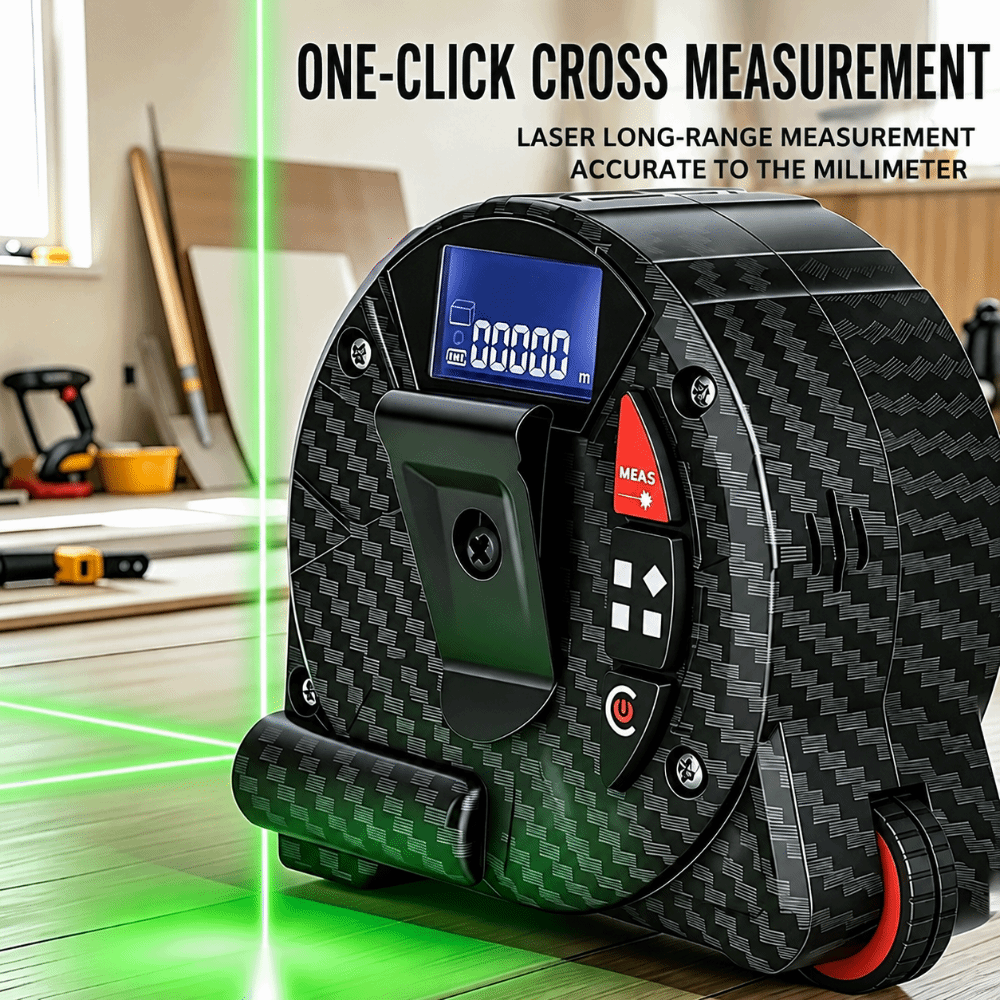 3in1 5メートル巻尺 厚いシェル 高精度レーザー距離計  - Industrial Laser Cleaner のレビューと価格