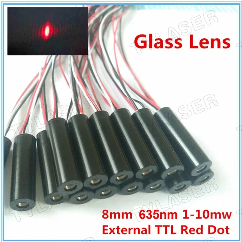 外部 TTL 8mm 635nm レッドドット 1mW 5m - Industrial Grade Laser Pointer のレビューと価格